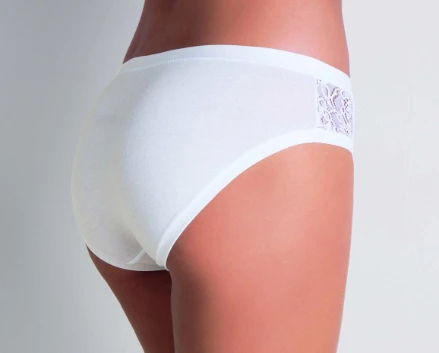 Slip Donna Cotone Elasticizzato E Pizzo Cotonella GD129 2 Slip Donna Cotone Elasticizzato E Pizzo Cotonella GD129 - immagine 2
