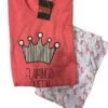 Pigiama Donna 100% Cotone Lungo THINK PINK 2000 Outlet