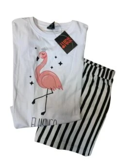Pigiama Donna Corto 100% Cotone THINK PINK 2001 Outlet