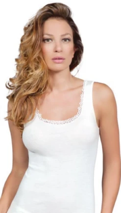 Canottiera Donna S/L Misto Lana 40% MaRe 405 Special Price