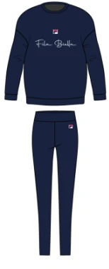 Tuta Donna Girocollo Fila 4057 Cotone Felpato