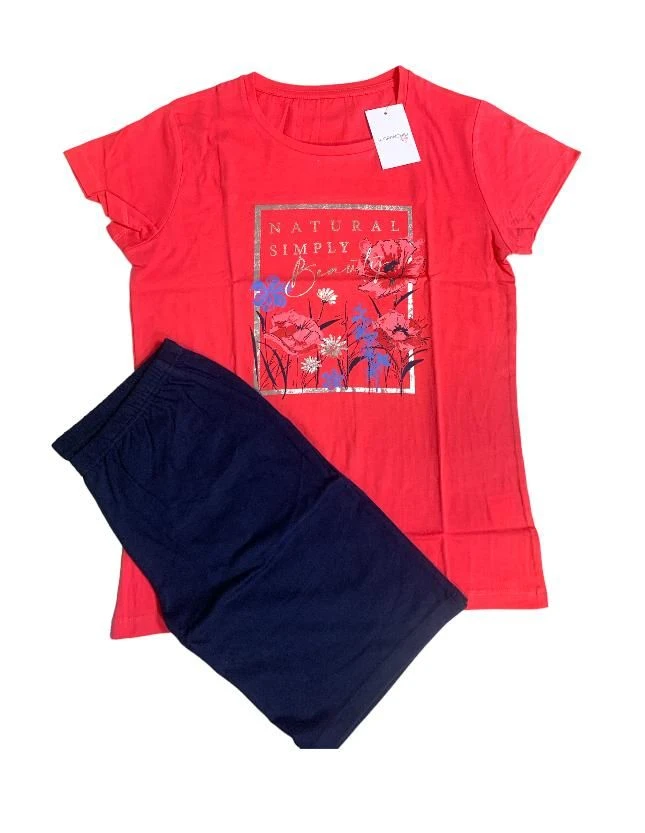 Completo Donna Corto 100% Cotone IL GRANCHIO Lady 5049 Outlet 1 Completo Donna Corto 100% Cotone IL GRANCHIO Lady 5049 Outlet