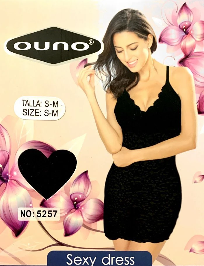 Sottoveste Mini Tutto Pizzo Sexy Ouno 5257 1 Sottoveste Mini Tutto Pizzo Sexy Ouno 5257