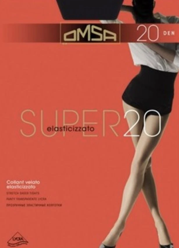 Collant Donna Velato Elasticizzato Omsa Super 20 1 Collant Donna Velato Elasticizzato Omsa Super 20