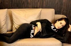 Tuta Donna Sportiva Fila 4064 Cotone Felpato -Negozio Di Lingerie Moda Donna hhh