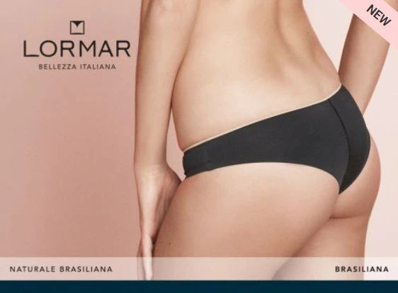 Slip Donna Brasiliana Microfibra Senza Cuciture Lormar Naturale 1 Slip Donna Brasiliana Microfibra Senza Cuciture Lormar Naturale