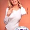 Body Donna Maglia Manica Lunga Samar Art.Rosa