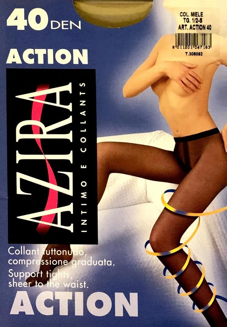 Collant Tuttonudo Compressione Graduata Riposante Azira Action 40 1 Collant Tuttonudo Compressione Graduata Riposante Azira Action 40