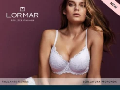 Reggiseno Push-Up Pizzo Coppa C Lormar Plug Frizzante