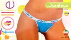 Slip Donna Tanga Cotone Elasticizzato Jadea 633 Fine Serie