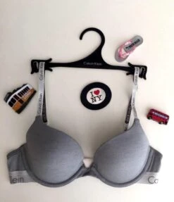 Reggiseno Balconcino Imbottito In Microfibra Calvin Klein Outlet